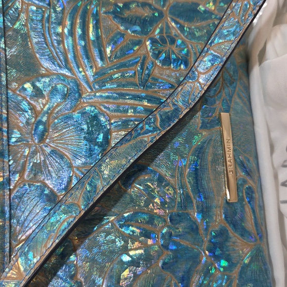 💙🔹️Brahmin 🔹️Blue Serenity  Sonic Lorelei  Genuine Leather  Shoulder Bag - Picture 12 of 13